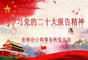 学习党的二十大报告精神党课课件